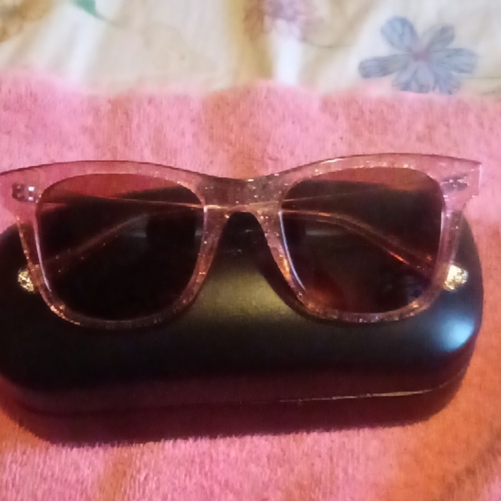 Coach Pink Glitter Sunglasses